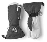 Hestra Army Leather Heli Ski, guanti da sci a 3 dita, grigio 9 Grey