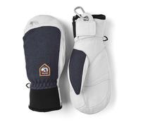 Hestra - Calde e resistenti moffole da sci - Army Leather Patrol Mitt Navy in Softshell - Taglia 9 - Blu navy