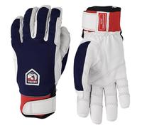 Hestra Ergo Grip - Guanto Attivo in Pelle, Antivento, 5 Dita, Resistente, per Sci, Escursionismo, Kayak e Zaino in Spalla, Colore: Blu Navy/Bianco Sporco - 8