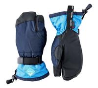 Hestra Gauntlet CZone, guanti da sci a 3 dita, junior, blu 5 Dark Blue/Sky Blue