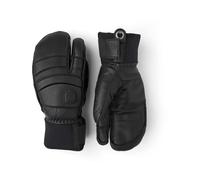 Hestra - Guanti da sci a 3 dita in pelle - 3-fingers Fall Line Black/Black in Pelle - Taglia 11 - Nero