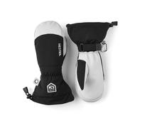 Hestra - Guanti da sci caldi con polsini lunghi - Mitt Army Leather Heli Ski Black in Pelle - Taglia 9 - Nero