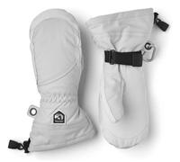 Hestra - Muffole da sci - Army Leather Heliski Female Mitt Pale Grey/Offwhite per Donne in Pelle - Taglia 8 - Grigio Grigio 8