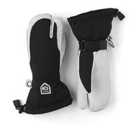 Hestra, Guanti in Pelle a 3 Dita per Il Freddo, Modello Heli Ski, da Donna