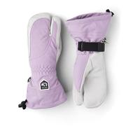 Hestra Heli - Guanti da Sci da Donna, Classici 3 Dita, in Pelle, per Sci, Snowboard, Alpinismo