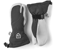 Hestra Heli in Pelle da Donna da Sci e Tempo Freddo Guanti a Dita Unisex, Donna, Grey, Dimensione 8