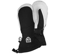 Hestra - Muffole da sci - Heli Ski W Mitt Black/Off White per Donne in Pelle - Taglia 7 - Nero Nero 7