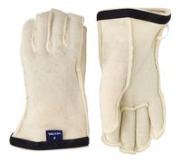 Hestra Heli Ski Wool Liner, guanti interni, bianco 10 Offwhite