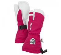 Hestra - Kid's Army Leather Heli Ski 3 Finger - Guanti 3 fuchsia