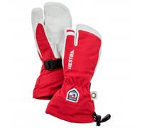 Hestra Army Leather Heli Ski, guanti da sci a 3 dita, junior, rosso 5 Red