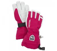 Hestra - Kid's Army Leather Heli Ski 5 Finger - Guanti 7 fuchsia