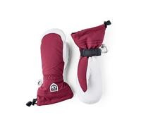 Hestra - Moffole da donna - Heli Ski W Mitt Bordeaux/Offwhite per Donne - Taglia 8