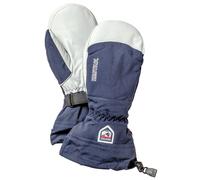 Hestra - Moffole da sci calde - Mitt Army Leather Heli Ski Blue navy in Pelle - Taglia 11 - Blu navy