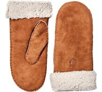 Hestra - Muffole da sci in pelle - Sheepskin Mitt Cork per Donne in Pelle - Taglia 7 - Marrone