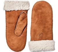 Hestra - Muffole da sci in pelle - Sheepskin Mitt Cork per Donne in Pelle - Taglia 8 - Marrone