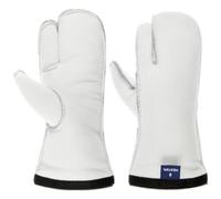 Hestra Heli Ski Liner, guanti interni a 3 dita, bianco 10 Offwhite