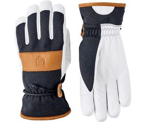 HESTRA Voss Czone - 5 Finger - Donna - Nero / Bianco / Marrone - Taglia 10- modello 2026