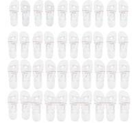 Hestya 20 Set di Infradito Bianche Sfuse per Ospiti di Nozze con Etichetta di Taglia e Spago Flip Flop per Matrimonio Unisex
