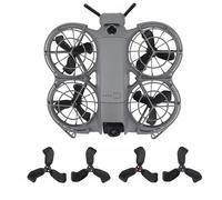 Hesupy 4 eliche colorate per DJI Neo 2, eliche di ricambio colorate a basso rumore con kit di viti per accessori drone Neo 2 (nero)