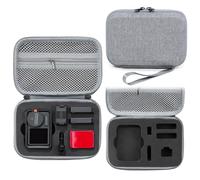 Hesupy Custodia da viaggio per DJI Osmo Action 5 Pro Standard Combo, custodia rigida da trasporto per Action 5 Pro Sport Camera e accessori di protezione, grigio, Custodia da viaggio per DJI Osmo