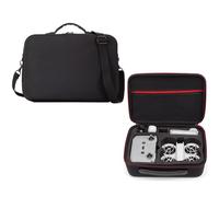 Hesupy Custodia per DJI Neo, Nero, Tinta unita, Cerniera, Manico antiscivolo, Tracolla, Tessuto di nylon+EVA, Borsa da trasporto per DJI Neo, Stile semplice, Unisex, Custodia per drone