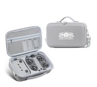 Hesupy Custodia per il trasporto Borsa portatile per DJI Neo 2 RC-N3 Custodia da viaggio Custodia a tracolla Custodia rigida antiurto impermeabile Custodia protettiva Box Drone Organizer, Grigio-B