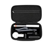 Hesupy Grande custodia da trasporto per Insta360 X6 Essentials Bundle, borsa da viaggio portatile rigida protettiva organizer da spalla adatta per tracolla, bastone selfie da 114 cm, custodia di