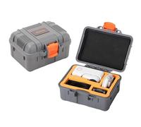 Hesupy Mini custodia rigida per Insta360 GO Ultra, custodia di sicurezza impermeabile, custodia protettiva per fotocamera, borsa da viaggio robusta e anti-goccia, organizer portatile, 12,5 x 10,9 x