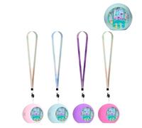 Hesupy Punirunes - Custodia protettiva in silicone per giocattolo digitale interattivo, con cordino da collo, facile da trasportare, per macchina elettronica di animali domestici, protezione