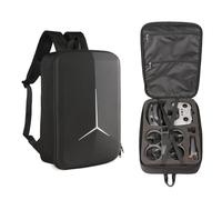 Hesupy Zaino per DJI Avata 2, custodia da viaggio custodia protettiva per Avata 2 FPV Drone/Fly More Combo, per occhiali 3, accessori per telecomando FPV Organizer portatile, Nero , Zaino per DJI