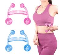 HESUSUSI Massaggiatore Manuale Trigger Point Self Massager 2 pezzi Massaggi Dei Punti Trigger Palmare Strumento di Massaggio Tripode per massaggio corpo,schiena e collo,Spalle,gambe
