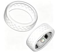 HETECH Confezione da 3 coperture trasparenti in silicone per anello Oura Ring 5, custodia protettiva per anello intelligente, antigraffio, elastica, per uso quotidiano, taglia M, adatta a 10 11 12 13