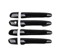 HETEVSCCK Adesivo In ABS Nero Lucido Per La Cornice Della Maniglia Esterna Della Portiera Dell'auto Per Mazda 2 Demio 3 5 6 8 CX3 CX5 CX8 CX9 MX5(No Smart Hole RHD)