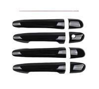 HETEVSCCK Adesivo In ABS Nero Lucido Per La Cornice Della Maniglia Esterna Della Portiera Dell'auto Per Mazda 2 Demio 3 5 6 8 CX3 CX5 CX8 CX9 MX5(No Smart Hole LHD)