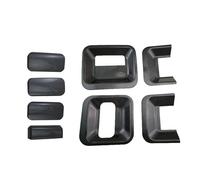 HETEVSCCK Coperture Per Maniglie Delle Portiere Auto In ABS Effetto Carboni Da Applicare Per Ford Per Transit Per Tourneo MK6 MK7 2007-2013(Handle and bowl)