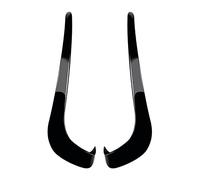 HETEVSCCK Fendinebbia Cornici Per Fari Anteriori Copertura Trim Griglia Adesiva Per VW Per Passat B7 Berlina Per Variant 2011 2012 2013 2014 2015 ABS Nero Lucido