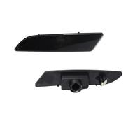 HETEVSCCK For Chrysler For Crossfire 2004-2008 Turn Signal Light No Bulb Car Front/Rear Bumper Side Marker Light Housing Shells (2PC Rear Smoked Lens)