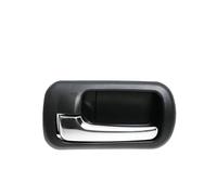 HETEVSCCK Maniglia Interna Sinistra Destra Auto Interno Porta Maniglia Nera Cromo Per Civic Sedan 2001 2002 2003 2004 2005 Accessori Auto(Rear Left Door)