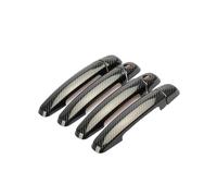 HETEVSCCK Maniglia Portiera Per Suzuki Per Swift 2005 2006 2007 2008 2009 2010 2011 2012 2013 2014 2015 2016 2017 Coprimaniglia Esterna Per Auto(Carbon 2 keyholes)