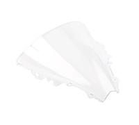 HETEVSCCK Parabrezza A Doppia Bolla per Moto per Y&amaha YZF R6 600 2006 2007 06 07 Copertura Protettiva(Clear)