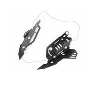 HETEVSCCK Parabrezza Moto Parabrezza Deflettore Visiera Paravento per Y&amaha per MT-15 per MT15 per MT-125 2019 2020 2021 2022 Copertura Protettiva(Black)
