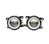 HETEVSCCK Per Fiat 500 Per Panda Per Punto Evo Per Sedici Auto Fendinebbia Angel Eye DRL Lampada Di Marcia Diurna H11 12V (Bianca)
