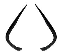 HETEVSCCK Per Mercedes Per Benz Classe E W213 S213 Per AMG LINE 4-PORTE BERLINA/IMMOBILIARE Auto Paraurti Anteriore Lip Splitter Fendinebbia Trim (Black UP)