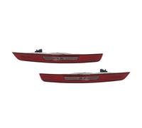 HETEVSCCK Per Porsche Per Macan 2015-2019 Luce Paraurti Posteriore A LED Luce Freno Retromarcia Indicatore Di Direzione Riflettore 95B945726R 95B945725R (1 Pair)