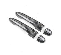 HETEVSCCK Per Renault Per Megane 3 MK3 III 2008 2009 2010 2011 2012 2013 2014 2016 ABS Struttura In Fibra Carbonio Esterno Maniglia Porta Copertura Trim (4)