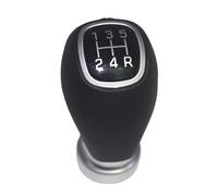 HETEVSCCK Pomello del Cambio Auto per Hyundai I10 2019-2023, Plastica + Pelle, Nero, Taglia Unica