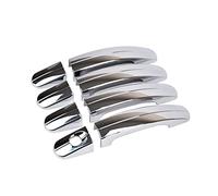 HETEVSCCK Set Di Finiture Cromate Per Maniglia Porta Per Ford Foucs Per Escape Per Kuga 2005 2006 2007 2008 2009 2010 2011 2012 2013 2014 2015 2016 2017 (No Keyless Button)