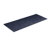 HETFTJN 15 tappetini per gradini, autoadesivi, 60 x 25 cm, grigio blu, antiscivolo, in polipropilene, rettangolari, per interni, riducono il rumore e lavabili