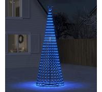 HETFTJN Albero luminoso a LED, 688 LED, blu, altezza 3 m, con 8 modalità di illuminazione e stabile supporto in ferro, risparmio energetico e resistente alle intemperie, per giardino, balcone e