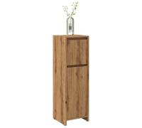 HETFTJN Armadietto Bagno Salvaspazio Stretto con Cassetto 30x30x95 cm in Legno Multistrato Rovere Artigianale, Mobile per Bagno Design Elegante Organizzazione